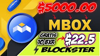 AIRDROP - GANHE $22.5 BXR (BLOCKSTER AIRDROP) $5000 EM MBOX GRÁTIS NA BINANCE