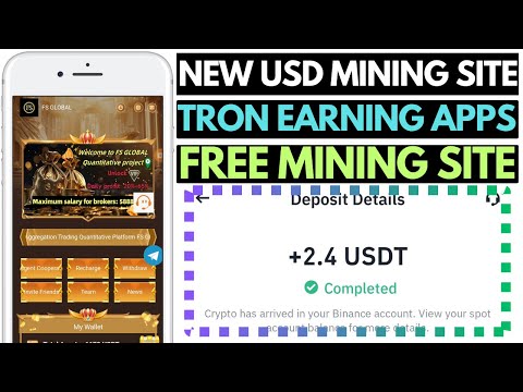 New USDT Mining Website in 2024 | Free TRON Earning Apps | USDT Grab Earning Platform Today