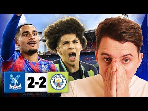 Manchester City OUT Of The Title Race! Crystal Palace 2-2 Manchester City