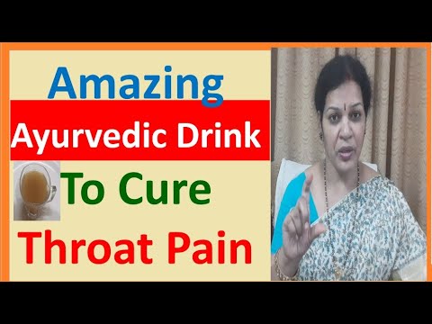 Amazing Ayurvedic  Drink for Throat Pain