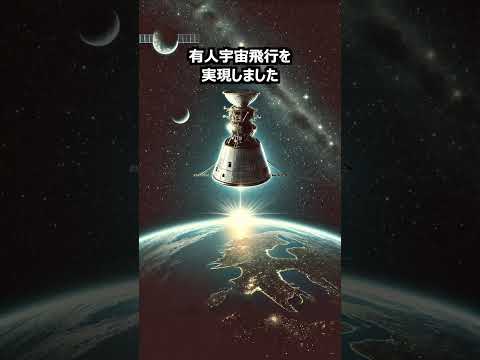 【宇宙雑学】ロシア宇宙開発の軌跡！スプートニクから宇宙ステーションまで！ #shorts #ガガーリン #スプートニク #宇宙技術