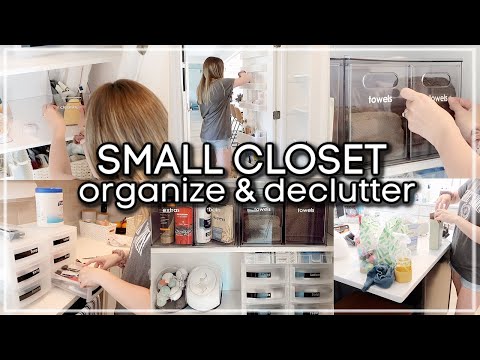 SMALL SPACE EXTREME DECLUTTER & ORGANIZE WITH ME 2023 /  KONMARI CLEANING DECLUTTERING & ORGANIZING