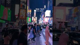 Times Square at Night 🌃 New York City Life, Night View #usa #nyc #timessquare  #nightview