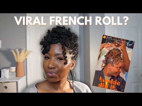 Rate My Work: Recreating the VIRAL Braided French Roll on my Boho Knotless Braids