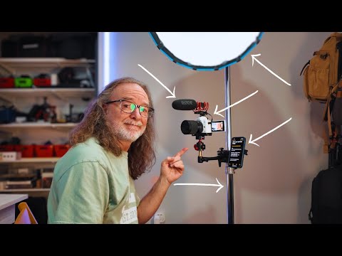 All in One YouTube Stand Setup - Perfect for Solo Content Creators