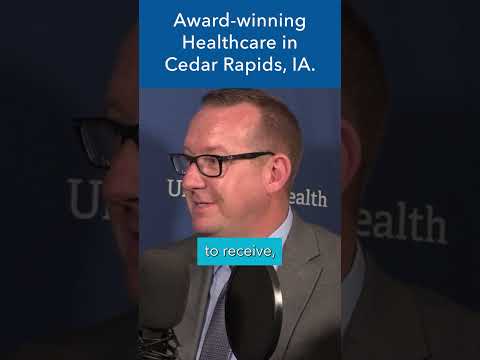 Award-winning healthcare in Cedar Rapids, IA #shorts