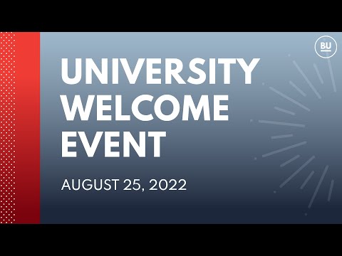 University Welcome Event — Fall 2022