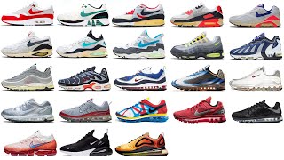 History Of Nike AIR MAX Evolution Original to Now