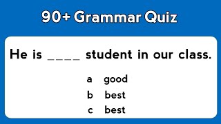 Grammar Quiz।90+ English Grammar Questions। English Grammar Test