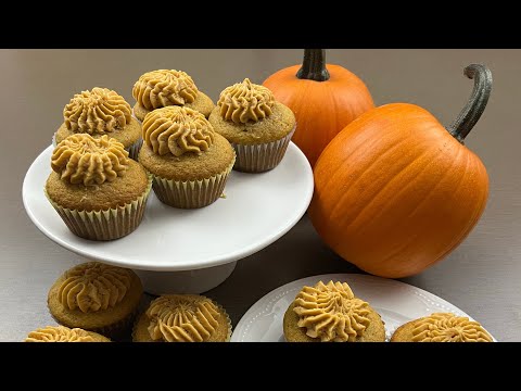 Dulce de Leche Pumpkin Cupcakes