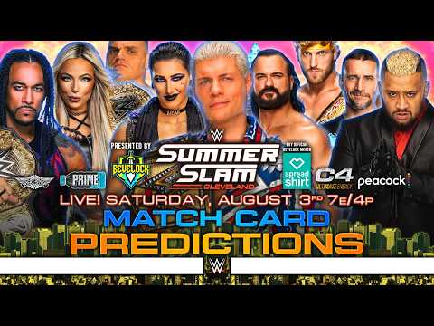 WWE SummerSlam 2024 - Match Card Predictions [v2]