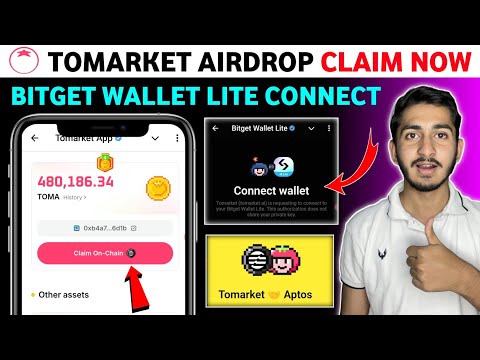 Tomarket Airdrop claim on chain | Tomarket Bitget Wallet lite connect | Tomarket new update today