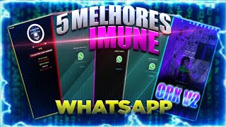 🔥 5 MELHORES WHATSAPP IMUNES PRIMÁRIO - 100% ANTITRAVA, IMUNE A TODAS AS TRAVA ATUAIS ( DOWNLOAD )