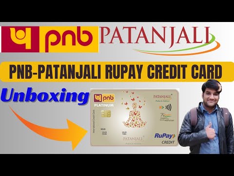 PNB Patanjali Rupay Platinum Credit Card nboxing !!Patanjali Credit Card Benefits!! Patanjali card !