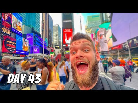 Exploring the Chaos of Times Square for my FIRST TIME