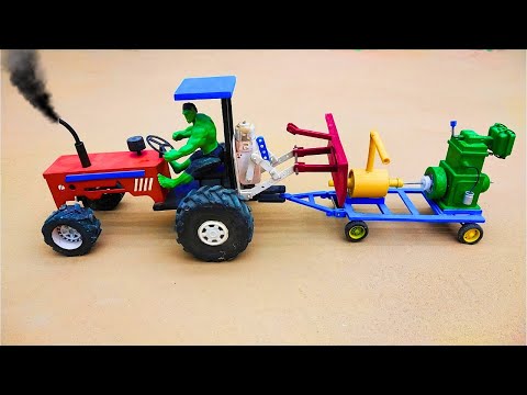 modern plough machine science project | Diy tractor making mini wood Sawt |@Acrofter1