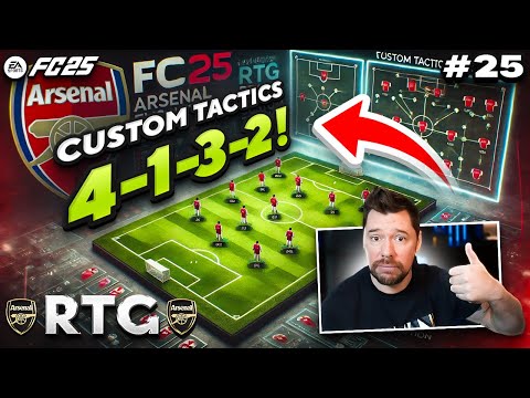 INSANE 4132 CUSTOM TACTICS! 🔥 FC25 Road to Glory