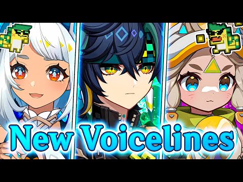 Kinich, Ajaw, Mualani and Kachina are Fun to be around :) | Natlan Genshin Impact 5.0 voice lines