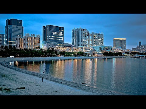 Evening Walk in Tokyo Odaiba, Japan • 4K HDR