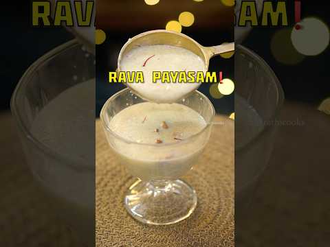 Rava Payasam Recipe‼️ #bharathicooks #sweet