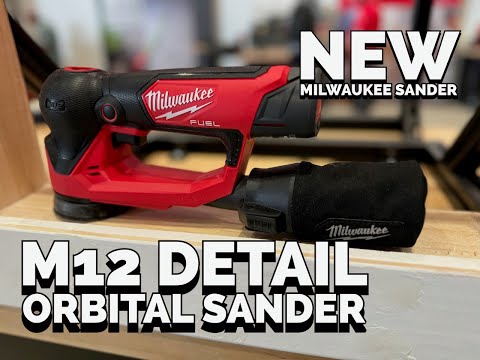 Milwaukee M12  3 inch Orbital Detail Sander