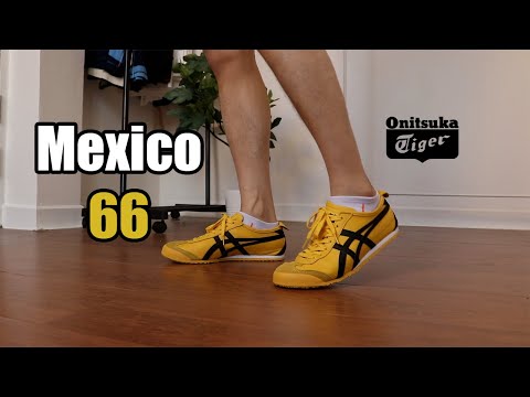 รีวิว Onitsuka Tiger Mexico 66 Yellow/Black (On Feet)