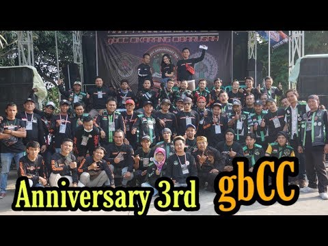 Happy Anniversary 3rd gbCC Cikarang-Cibarusah di Gedung Serba Guna(GSG) Cikarang Selatan