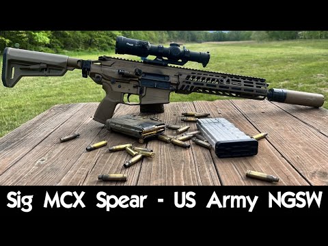 Sig MCX Spear - US Army NGSW - Disassembly, Live Fire & Discussion