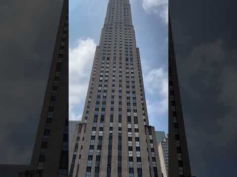 Rockefeller Plaza is the bustling square in front of Rockefeller Center, featuring a skating rink!