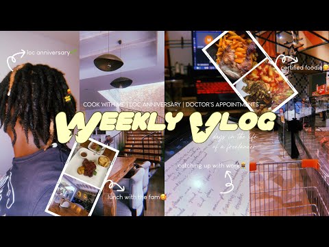 VLOG 064 | in a constant state of sleepiness, working on the weekend and my loc babies turned one!