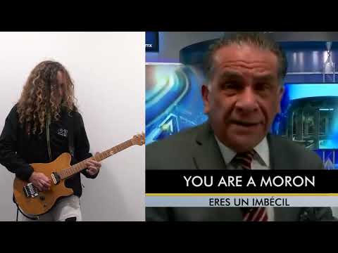 News Anchor goes METAL!