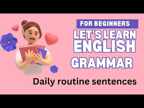 daily routine sentences for kids-english learning for kids- basic English conversation |English