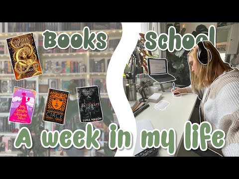 How I Manage to Read and Still Have Time to Study | A Week in my Life | Reading Vlog 📚💕