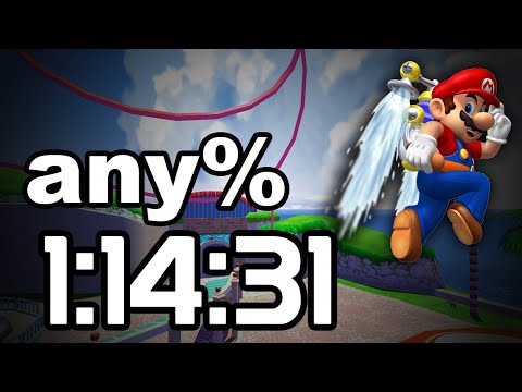 Super Mario Sunshine any% Speedrun in 1:14:31