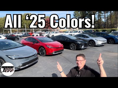 All 2025 Toyota Prius Colors: Impressed?