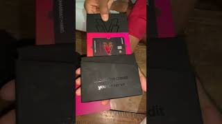 Lazy pay credit card unboxing