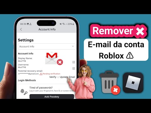 Como remover e-mail da conta do Roblox | Remover e-mail do roblox