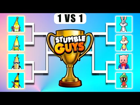 BANANAS vs LOONEY TUNES Skins Tournament in Stumble Guys🔥