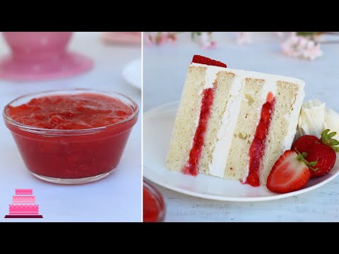 Strawberry Cake Filling Recipe 🍓