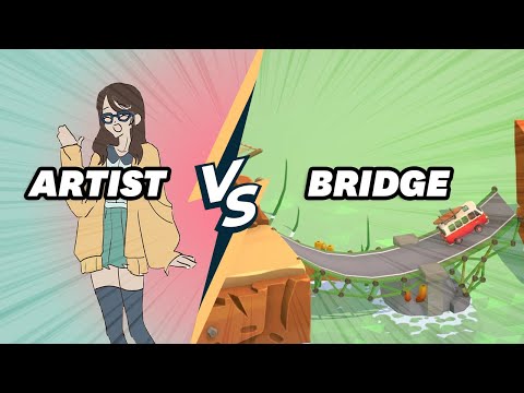 Can an Artist beat an Engineer in Poly Bridge 3?