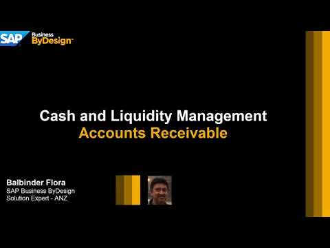 Cash and Liquidity Management, Accounts Recieveable in SAP Business ByDesign