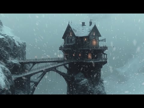 Unwind Your Mind with Calming Winter Storm Sounds | Snowstorm Ambience & Winds for Peaceful Sleep