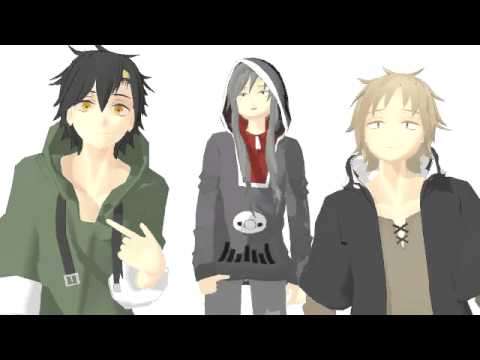 [MMD] Everybody [Kagerou Project/Mekakushi Trio]