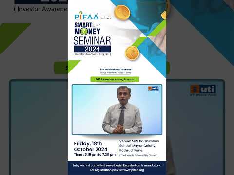 PIfaa smart Money Seminar 2024  #shortsvideo #hdfcmutualfund #mutualfunds #sbimutualfund#shorts