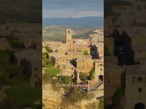 Civita di Bagnoregio Italy 🇮🇹 #shorts #bagnoregio #italy