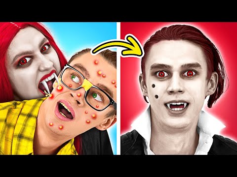 I BECAME VAMPIRE! Extreme Life of a VAMPIRE at SCHOOL | Funny Story by La La Life Emoji