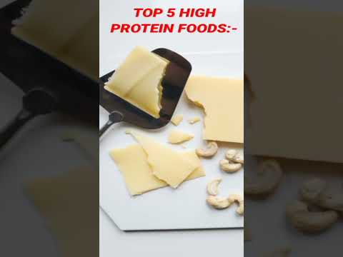 Top 5 High Protein Foods #shorts #tips #healthtips