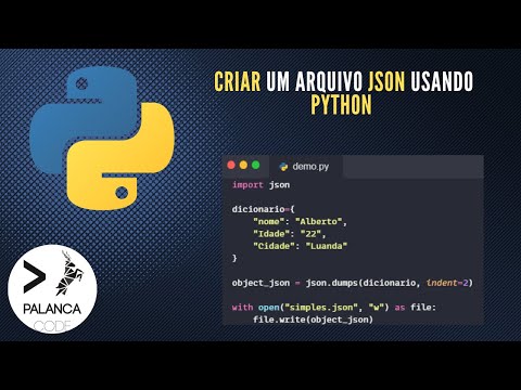 Tutorial Python | Como gerar um Arquivo Json usando Python