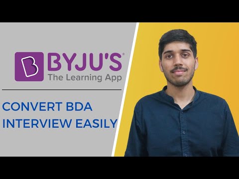 BYJU'S BDA (converted) interview experience- All 3 Rounds - Trap Question Tips