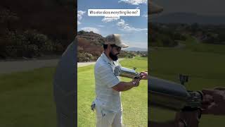 Tag a golfer who slices with anything #golf #viralvideo #ballflight #golffails #progolfer